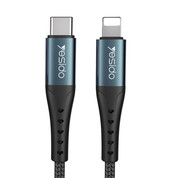 Yesido CA64 Type-C to Lightning Data Cable 1.2M / 2.4A Yesido CA64 Type-C to Lightning Data Cable 1.2M / 2.4A