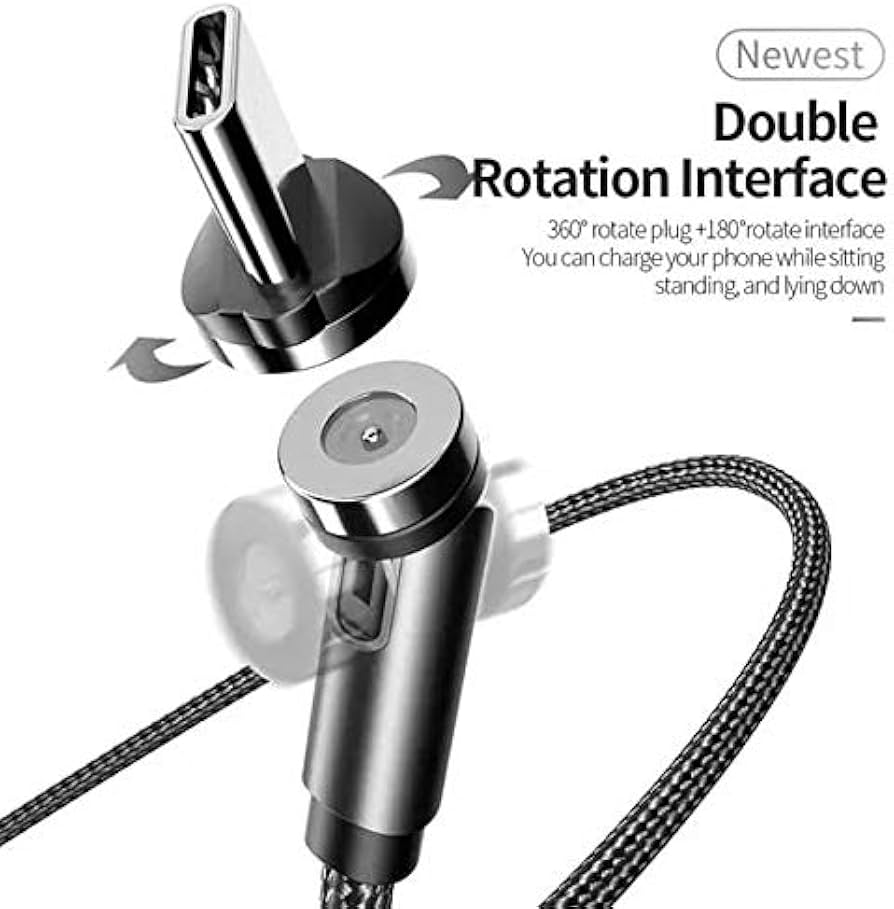 Yesido CA68 540° Rotation Magnetic Data Cable Yesido CA68 540° Rotation Magnetic Data Cable