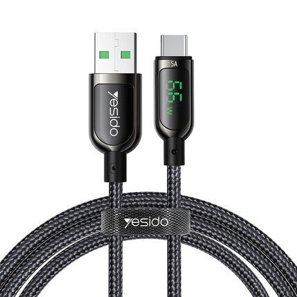 Yesido CA85 (5A) Digital Display Type-C Data Cable 1.2M