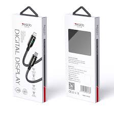 Yesido CA86 (20W) Digital Display Type-C to Lightning Data Cable 1.2M Yesido CA86 (20W) Digital Display Type-C to Lightning Data Cable 1.2M