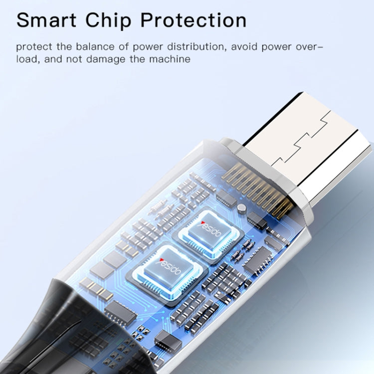 Yesido CA93MICRO 2.4A Micro USB Data Cable 1.2M Yesido CA93MICRO 2.4A Micro USB Data Cable 1.2M