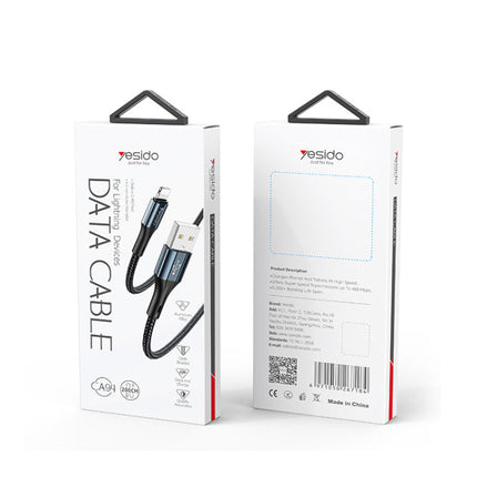 كابل بيانات USB صغير CA94MICRO 2.4A من Yesido بطول 2 متر