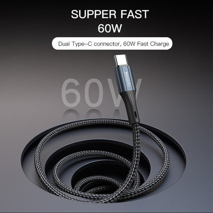 كابل بيانات و شحن سريع من  Type-C إلى  Type-C بطول 1.2 متر من Yesido CA96 3A 60W
