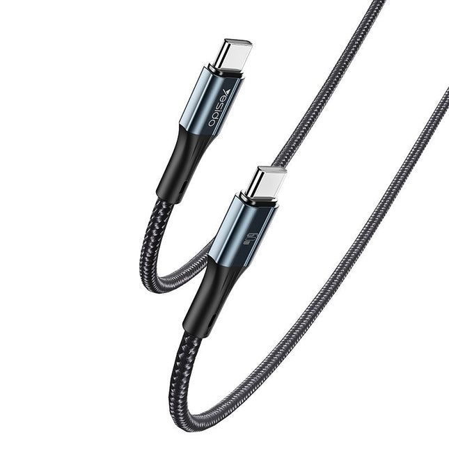 كابل بيانات و شحن سريع من  Type-C إلى  Type-C بطول 1.2 متر من Yesido CA96 3A 60W