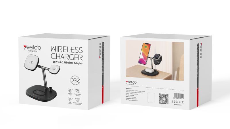 Yesido DS12 4-in-1 15W Magnetic Wireless Charging Dock Yesido DS12 4-in-1 15W Magnetic Wireless Charging Dock