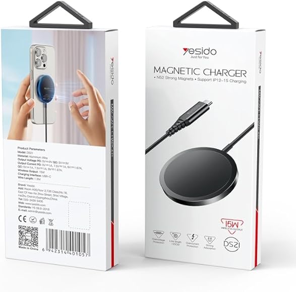 شاحن لاسلكي MagSafe من Yesido DS21 شاحن لاسلكي MagSafe من Yesido DS21