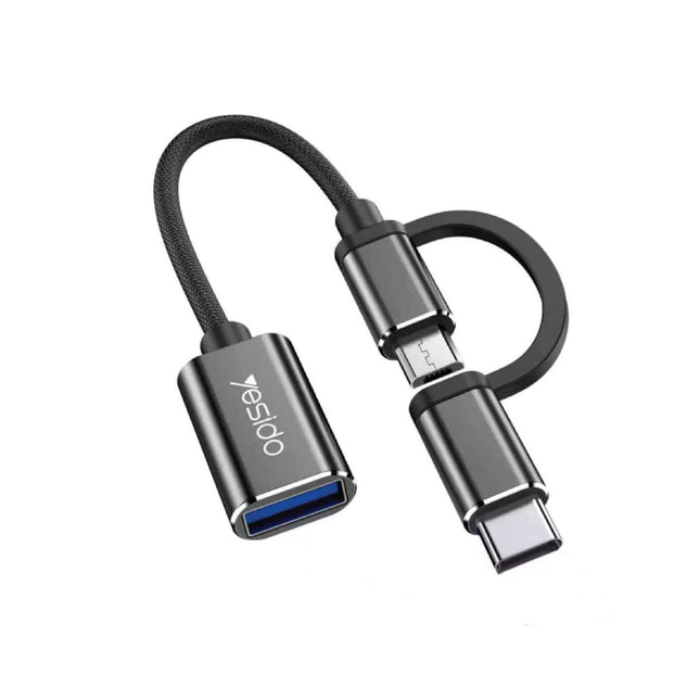Yesido GS02 2-in-1 OTG Adapter (Type-C and Micro USB)