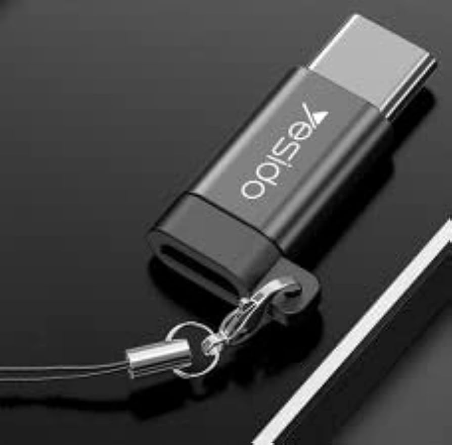 محول من Micro USB إلى Type-C من Yesido GS04 محول من Micro USB إلى Type-C من Yesido GS04
