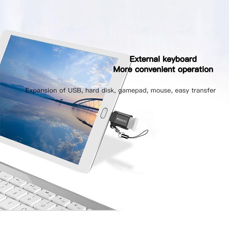 محول USB OTG Micro USB من Yesido GS07 محول USB OTG Micro USB من Yesido GS07