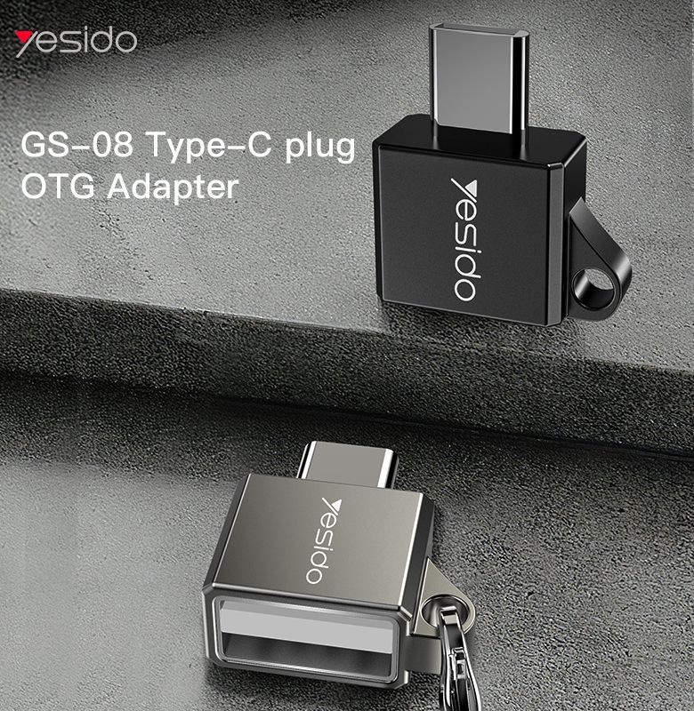 محول OTG من Type-C من Yesido GS08 محول OTG من Type-C من Yesido GS08