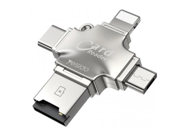 Yesido GS13 4-in-1 Card Reader Adapter