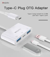 محول USB-C و Micro USB OTG من Yesido GS17 محول USB-C و Micro USB OTG من Yesido GS17