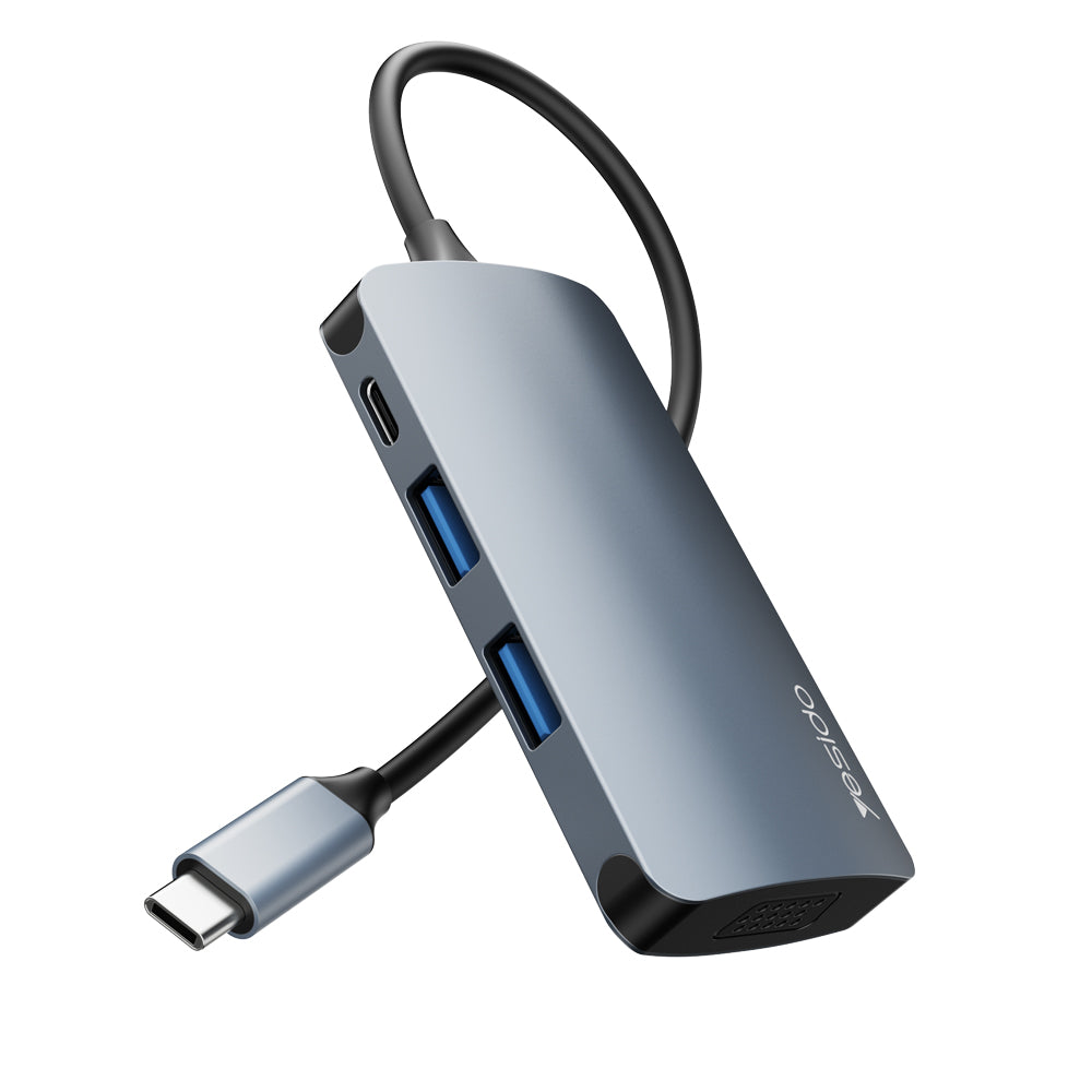 موزع USB عالي السرعة متعدد المنافذ 7 في 1 من Yesido HB16 موزع USB عالي السرعة متعدد المنافذ 7 في 1 من Yesido HB16