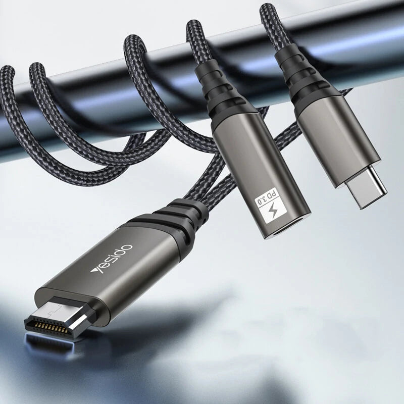 محول USB-C إلى HDMI من Yesido HM07 محول USB-C إلى HDMI من Yesido HM07