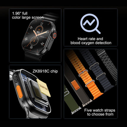 Yesido IO21 Smartwatch with 1.96-inch IPS Display and Bluetooth Calling