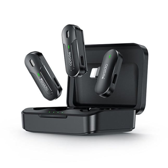 Yesido KR16 2-in-1 Wireless Lavalier Microphone with Lightning Receiver