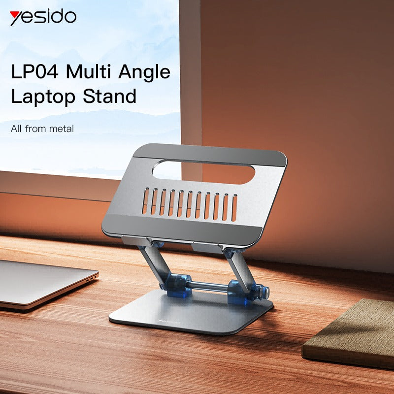 حامل لابتوب قابل للطي من الألومنيوم من Yesido LP04 حامل لابتوب قابل للطي من الألومنيوم من Yesido LP04