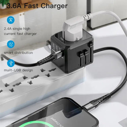 Yesido MC09 Universal Charger Plug Adapter