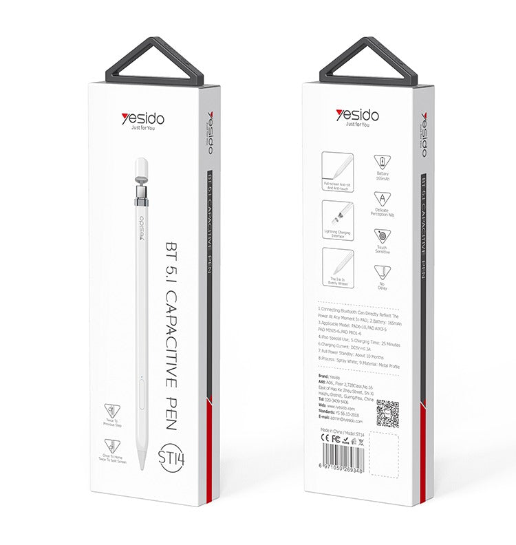 قلم ستايلس نشط من Yesido ST14 Type-C Plug قلم ستايلس نشط من Yesido ST14 Type-C Plug