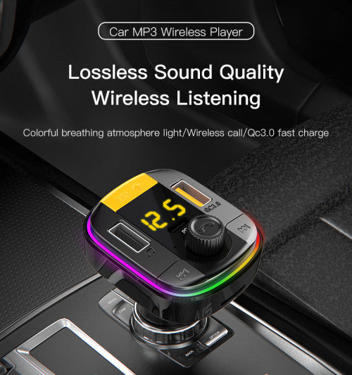شاحن سيارة Transmitter FM Y45 من Yesido شاحن سيارة Transmitter FM Y45 من Yesido