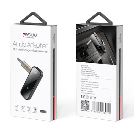 Yesido YAU25 2-in-1 Micro USB Charge and Music Converter