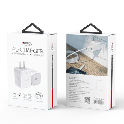 شاحن Yesido YC30 (EU) PD