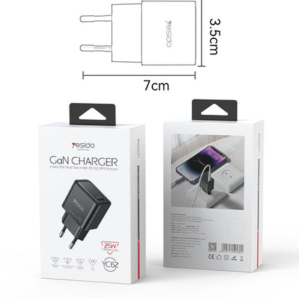 Yesido YC62 25W GaN Fast Charger