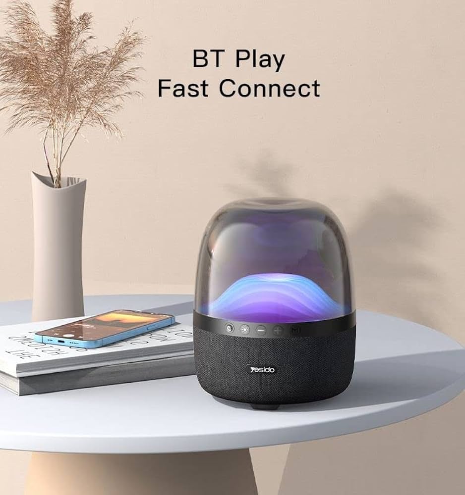 Yesido YSW08 LED Light RGB Portable Bluetooth Speaker Yesido YSW08 LED Light RGB Portable Bluetooth Speaker