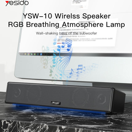 مكبر صوت بلوتوث محمول من Yesido YSW10 RGB
