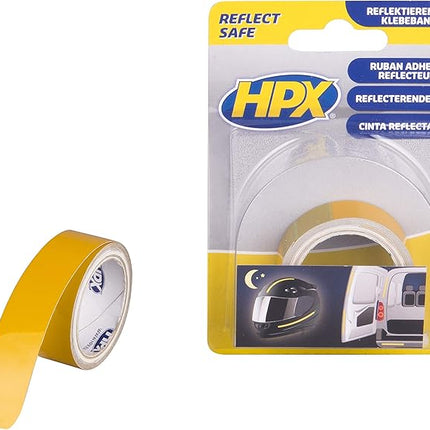 Reflect tape -yellow 19 mm x 1.5m hpx