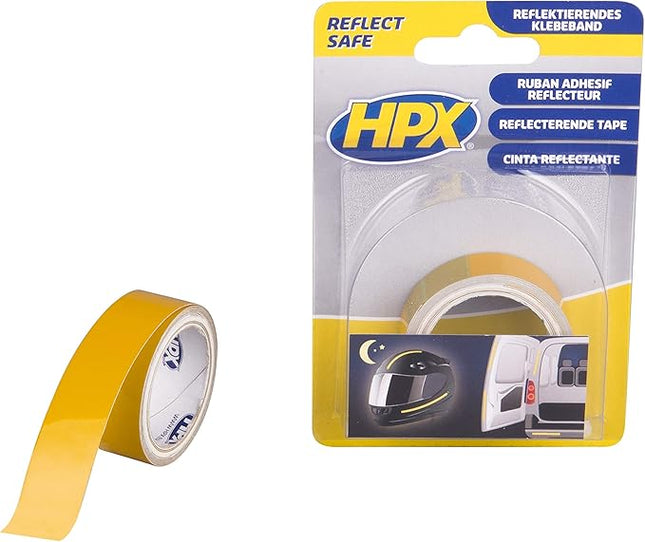 Reflect tape -yellow 19 mm x 1.5m hpx