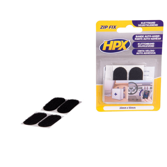 Zip fix tape pads  20 mm *50mm hpx
