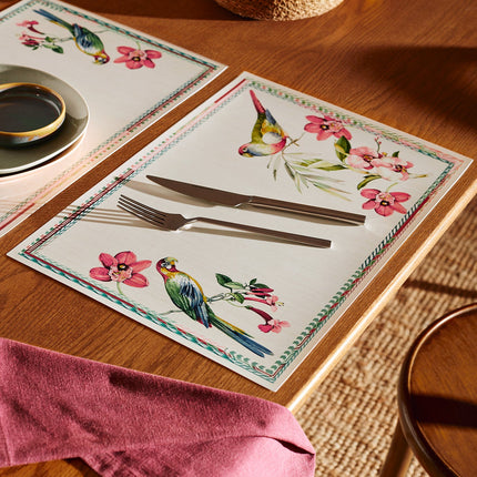 Pauline Rose Dried Placemat - Modern American Style