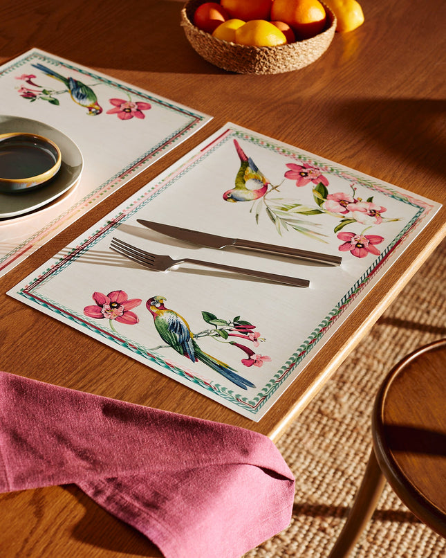 Pauline Rose Dried Placemat - Modern American Style