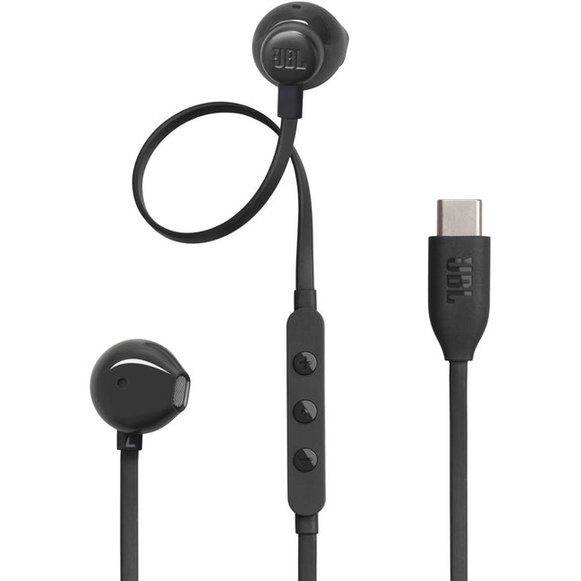 Tune 305C BLK JBL - Headphones with Hi-Res Audio, Black