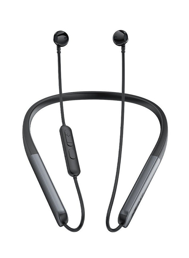 سماعة أيس فاست (Acefast N1) لاسلكية حول الرقبة مع ميزة تقليل ضوضاء المكالمات (ENC)، صوت ستيريو HiFi وبطارية تدوم حتى 20 ساعة - أسود