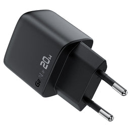 Acefast A113 GaN PD 20W Fast Wall Charger, USB-C Power Delivery, Compact Design & Multi-Protection Safety - Black (EU Plug)