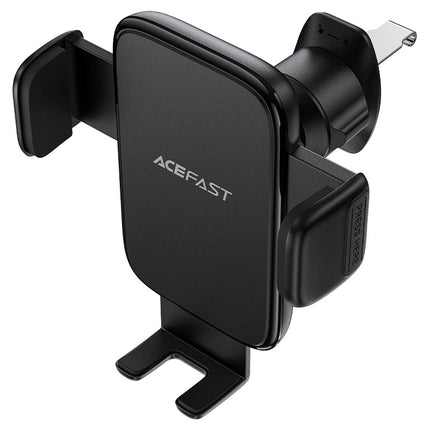 Acefast D27 Universal Car Phone Mount Holder, Secure Telescopic Arm, 360° Rotation Dashboard & Windshield Suction Holder - Black
