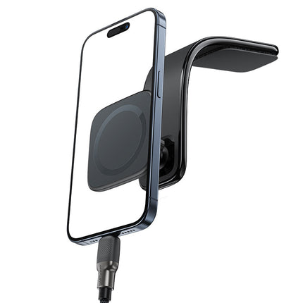Acefast D29 Magnetic Air Vent Car Phone Mount, Ultra-Strong N52 Magnets, 360° Rotation Compact Holder with Secure Anti-Slip Clip - Black