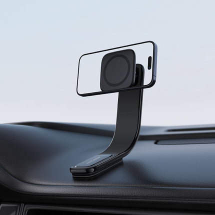 Acefast D29 Magnetic Air Vent Car Phone Mount, Ultra-Strong N52 Magnets, 360° Rotation Compact Holder with Secure Anti-Slip Clip - Black