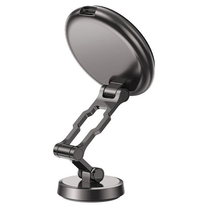 Acefast D30 Magnetic Wireless Car Charger 15W Fast Charge, MagSafe Compatible Phone Holder, 360° Rotation Compact Air Vent Mount - Black