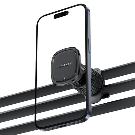 Acefast D34 Magnetic Dashboard Car Phone Mount, Ultra-Strong N52 Magnets, 360° Rotation Compact Holder with Heavy-Duty 3M Adhesive Base - Black
