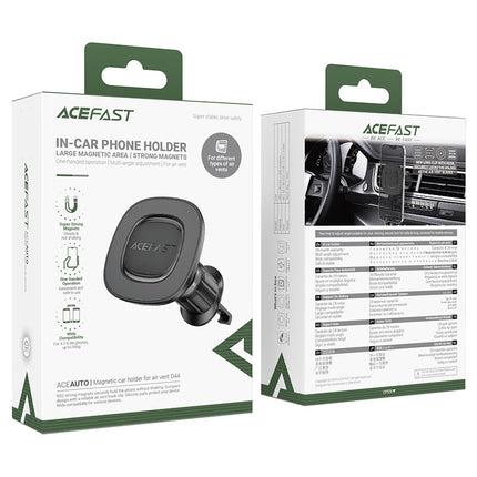 Acefast A45 Crystal GaN 65W Fast Wall Charger, 3-Port (USB-C x2 + USB-A) Power Delivery, Transparent Design & PPS Support - Mica Grey (EU Plug)