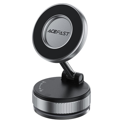 Acefast E28 Magnetic Desktop Phone Stand, Powerful N52 Magnets, 360° Rotation Adjustable Viewing Angle, Compact Metal Holder for Desk & Nightstand - Black