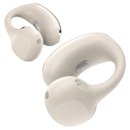 Acefast FA006 AceClip Pro Open-Ear Wireless Earbuds, OWS Clip-on Design with Built-in Memory, Bluetooth 5.4 & Directional Sound, Long Battery Life Sport Headphones - Black