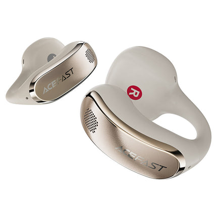 Acefast FA006 AceClip Pro Open-Ear Wireless Earbuds, OWS Clip-on Design with Built-in Memory, Bluetooth 5.4 & Directional Sound, Long Battery Life Sport Headphones - Black