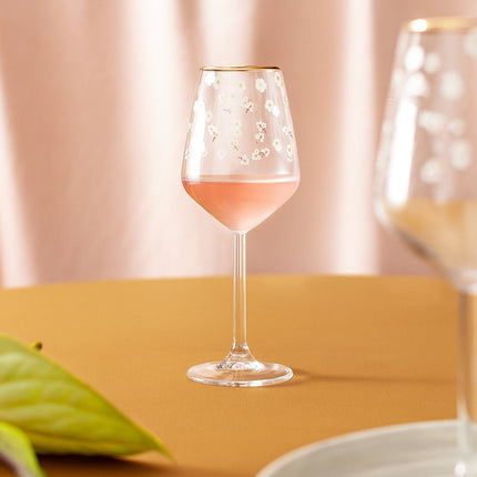 José Villagués Marguerite 4-Piece Wine Glass Set