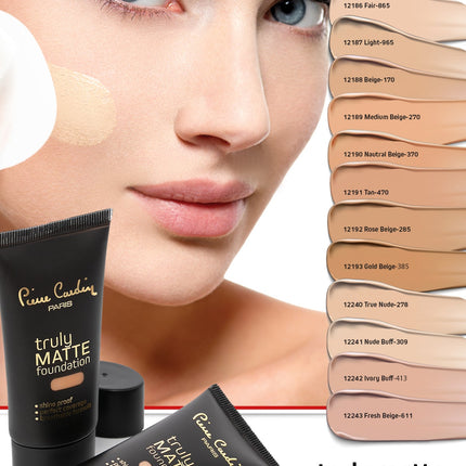 Pierre Cardin Truly Matte Foundation - Flawless Coverage