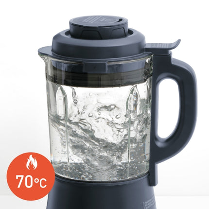 خلاط الطهي باناسونيك (Panasonic) عالي القوة موديل MX-HG6401 - قوة 1000 واط - وعاء زجاجي مقاوم للحرارة 1.75 لتر - 6 قوائم تلقائية - أسود