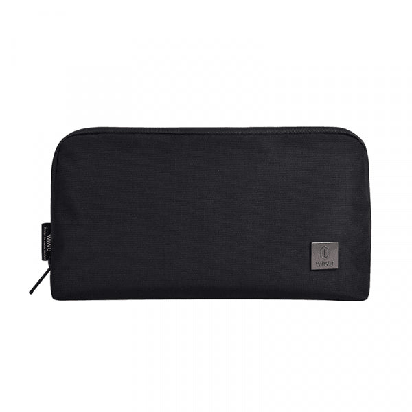 WiWU Alpha Tech Pouch - 23x13x16.5cm Electronics Organizer Bag - Waterproof & Smart Storage WiWU Alpha Tech Pouch - 23x13x16.5cm Electronics Organizer Bag - Waterproof & Smart Storage